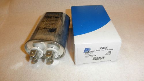 Packard motor run capacitor 6 mfd 370vac poc6 p0c6 protected for sale