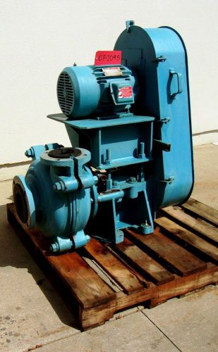 Warman pump 7.5 hp 4&#034; inlet 3&#034; outlet centrifugal pump (cp2095) for sale