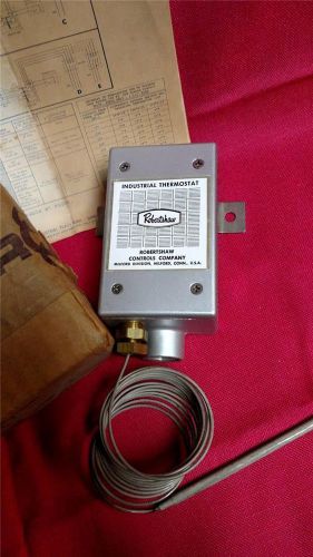 ROBERTSHAW INDUSTRIAL THERMOSTAT ELECTRO-WRAP E109 - NOS - IN ORIGINAL BOX