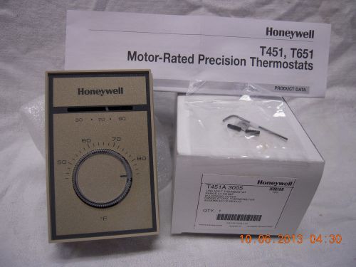 NEW!! Honeywell Thermostat T451A 3005
