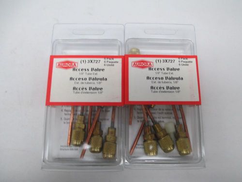 Lot 12 new aurora 3x727 access valve 1/8in copper tube extension d290393 for sale