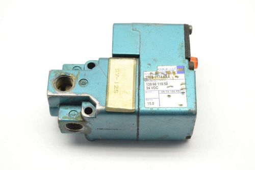 MAC 250B-117AAAA 150PSI 24V-DC DUAL 110/120V-AC 1/4IN NPT SOLENOID VALVE B394955