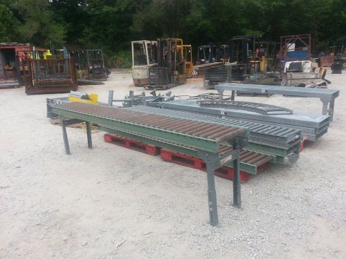 conveyor belt 60&#039; and 60&#039; of roller motor included used 4 industrial warehouse