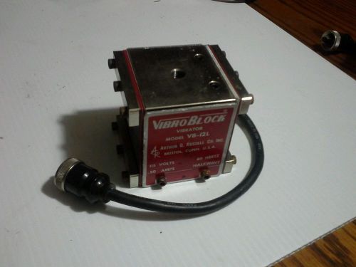 One Arthur G. Russel Co. Inc. VibroBlock VB-12 C Halfwave Vibrator 115V 60 Hz
