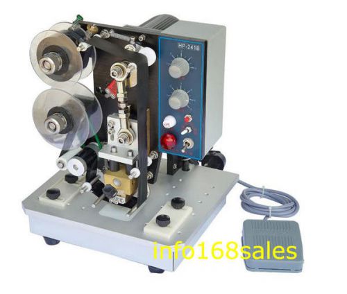 Electric number words date hand operated hot stamp code printer 110v/220v for sale