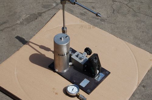 Enerpac Pressure Testing Hydraulic 10000 PSI Hand Model Pump Mdl 11100