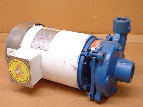 Burks pumps h22cw0526 centrifugal w/leeson 1.5hp motor for sale