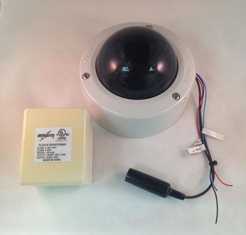 Pelco ICS-DO110A Dome CCTV Security surveillance Camera with 24V Transformer