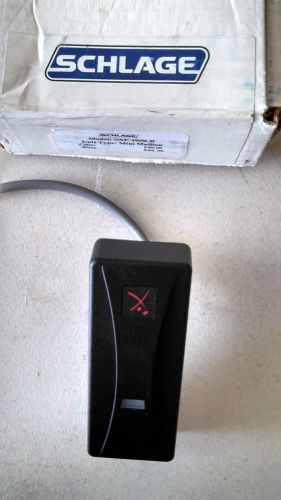Schlage xceedid sxf1050b-b mini mullion card reader black pigtail access control for sale
