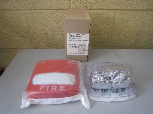 Simplex 4906-9101 0743250 fire alarm v/o m-c strobe wall mount red free shipping for sale