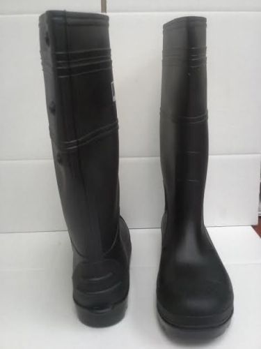 1550/10 - Brand New Size 10 PVC Plain Toe knee boot ANSI, Safety construction