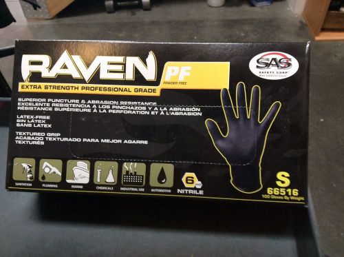 Raven nitrile gloves s for sale
