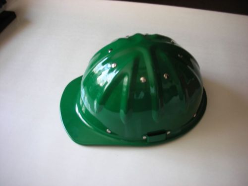 Genuine skull bucket cap style aluminum hard hat - environmental green for sale