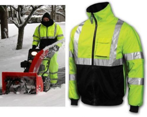 Tingley Hi Vis Job Sight Bomber II Jacket With Lining - J26112 - Free Shipping!!