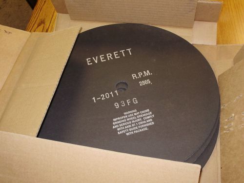 New everette 16&#034; 93 fg reinforced  abrasive cutoff wheel lot of 4 for sale