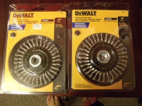 Lot of 2 Brand New Dewalt Stainlees Stringer Wheels  Free Shipping!!