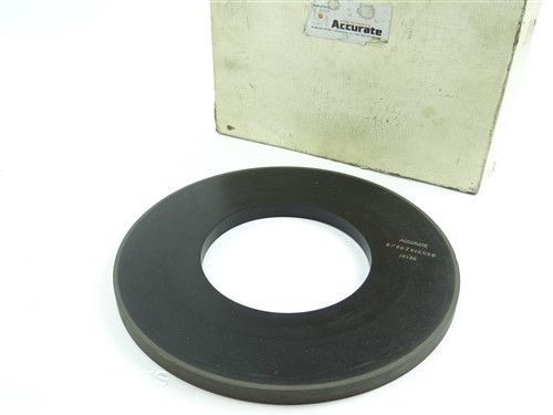 ACCURATE DIAMOND GRINDING WHEEL MODEL 6/8BZN10N8B 10&#034; DIAMETER