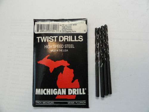 Michigan Drill 9/64&#034; Jobbers Length Drill Bits