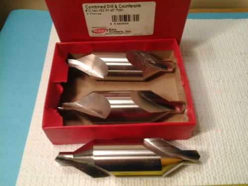 Machinist lot - (3) new keo #10 center  drills / drill countersink  combination for sale