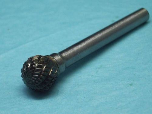 2 pcs 12mm (1/2&#034;) ball thk tungsten carbide rotary drill burrs 6mm shank (d12) for sale