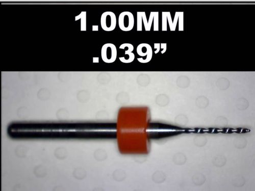 1.00mm - .039&#034; - #61 carbide drill bit - new one piece - cnc dremel pcb models for sale
