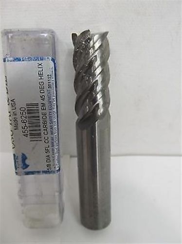 Osg tap &amp; die, 455-6250, 5/8&#034; x 5/8&#034; x 1 1/4&#034; x 3 1/2, solid carbide end mill for sale