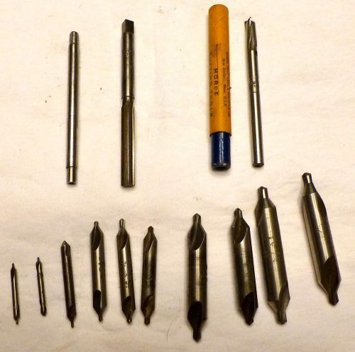Lot of vintage cutting tools morse, national, w&amp;b, union, s.t., drill reamer for sale