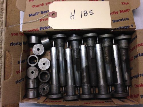 10 Used .203&#034; Punches with Punch Cap  and .215&#034; Die