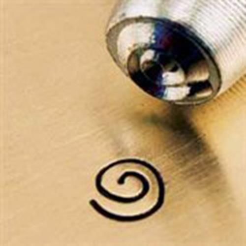 &#034;Boogie Swirl&#034; 1/8&#034;-3mm-Stamp-Metal-Hardened Steel-Gold &amp; Silver Bars