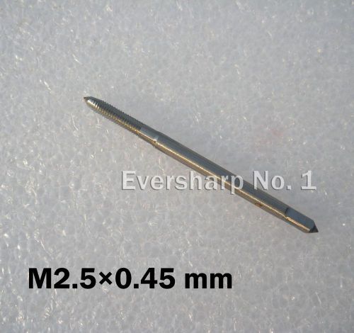 Lot 10pcs hss plug strengthing shank taps m2.5x0.45 mm right hand machine taps for sale