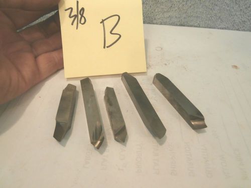 Machinists 11/30 buy no nice 3/8 hss set b   beutifully reground tool bits read for sale