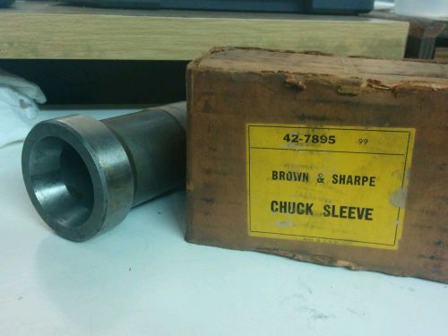 Chuck sleeve for #22 collet brown and sharpe p/n 42-7895 brand new!!!