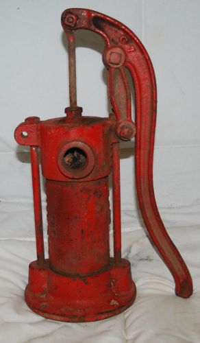 16.5&#034; vintage the deming co. cast iron well hand pump for sale
