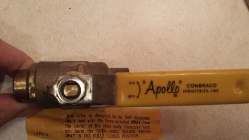 Lot of 2 apollo universal ball valve – full port 1/2&#034; nos for sale