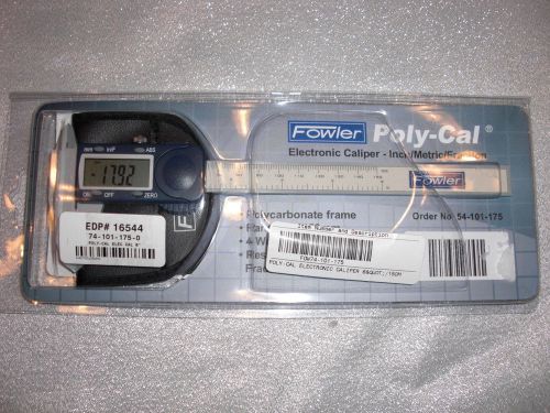 Fowler 74-101-175 Poly-cal Electronic Caliper 6&#034;/150mm (74101175)