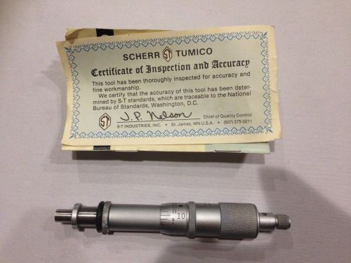 Scherr tumico micrometer head 0-1&#034; for sale