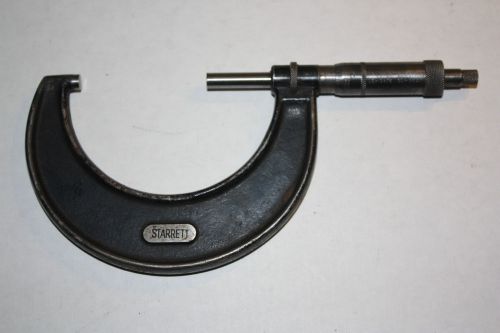 Starrett 436 micrometer, .001&#034; grad. ratchet spindle, spindle lock 2&#034; - 3&#034; for sale