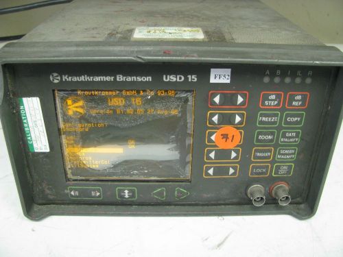Krautkramer Branson Ultrasonic Flaw Detector USD 15 FF52