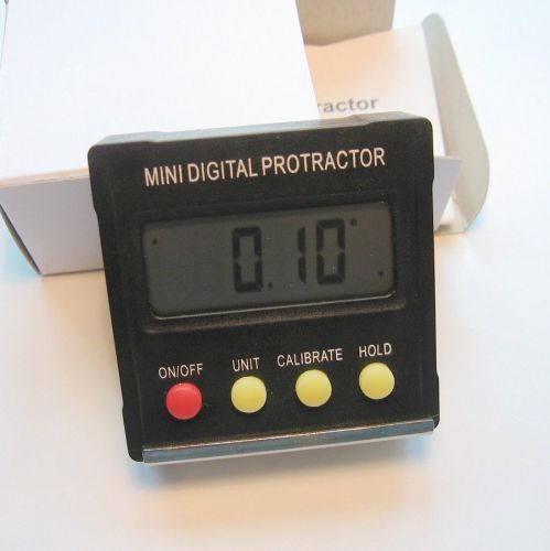 Mini digital bevel box / protractor/inclinometer angle meter 360 slope a for sale