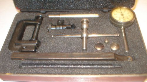 Starrett no. 196a1z universal back-plunger dial indicator set 0-100 reading for sale