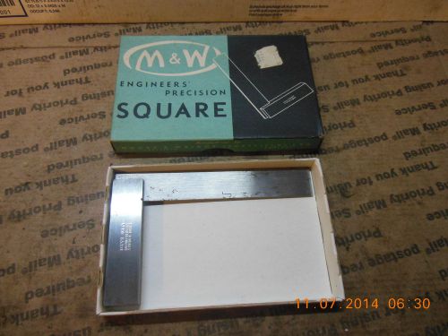 M&amp;W Engineers&#039; precision square with box(no.400 B.S. 939)