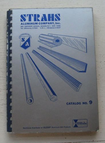 Strahs aluminum co inc catalog # 9 1961 for sale