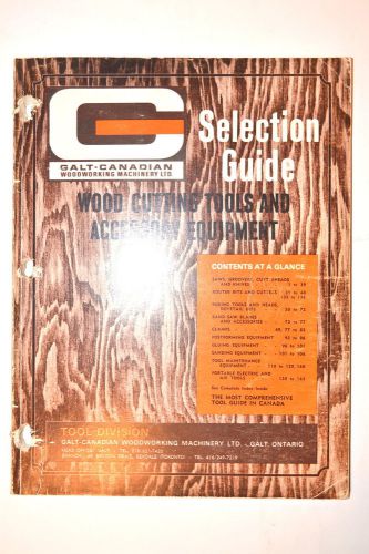 GALT Canadian Woodworking Machinery Catalog Selection Guide  #RR561 saws