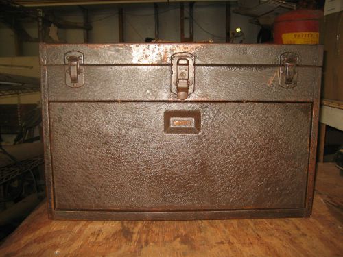 Vintage KENNEDY Machinists Tool Box 7-Drawer Steel Construction