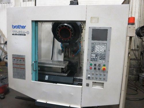 Brother model tc-s2a cnc drill/tap vertical machining center with pallet changer for sale