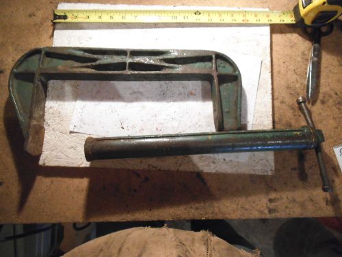Havens steel heavy duty protected thread gaurd c-clamp 13&#034; opening 6&#034; wide -used for sale