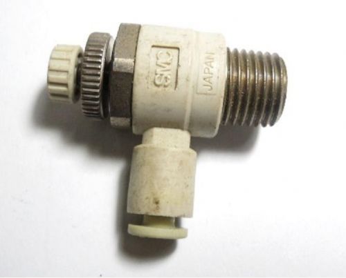 Lot of 6!! smc ass-220-1f fittings flow control valve 3/8&#034; -surplus for sale