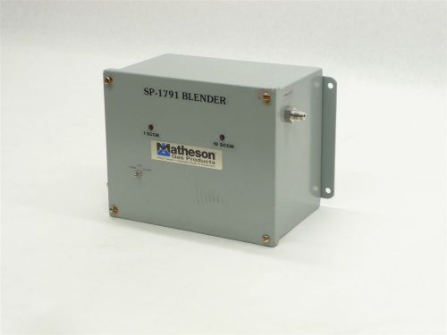 Matheson Gas Products SP-179 Blender 1 10 100 SCCM Helium Mass Flow Transducer