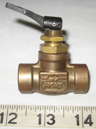 Hoke brass toggle valve 1/4&#034; female npt for sale