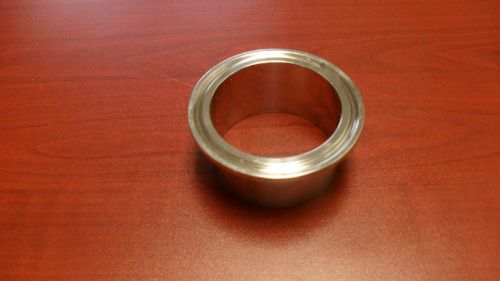 2&#034; stainless short weld ferrule, dairy, sanitary, tri clover, 304, new for sale